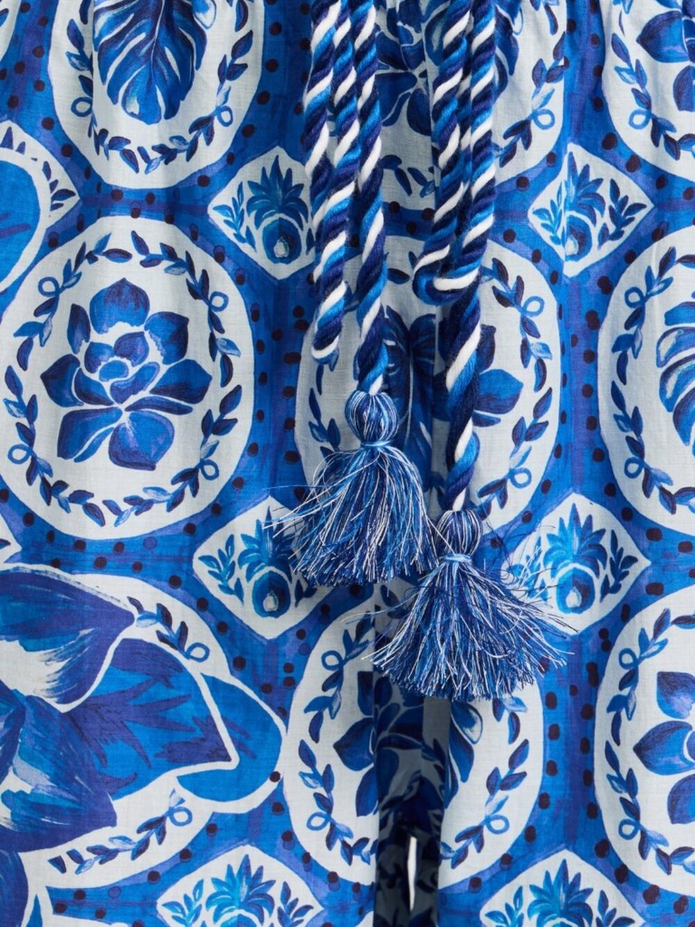 FARM Rio Tile Dream Pants M Blue print - Picture 5 of 9